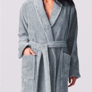 Coyuchi Soft Gray Robe